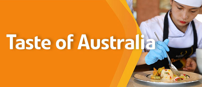 Taste of Australia 2020 banner